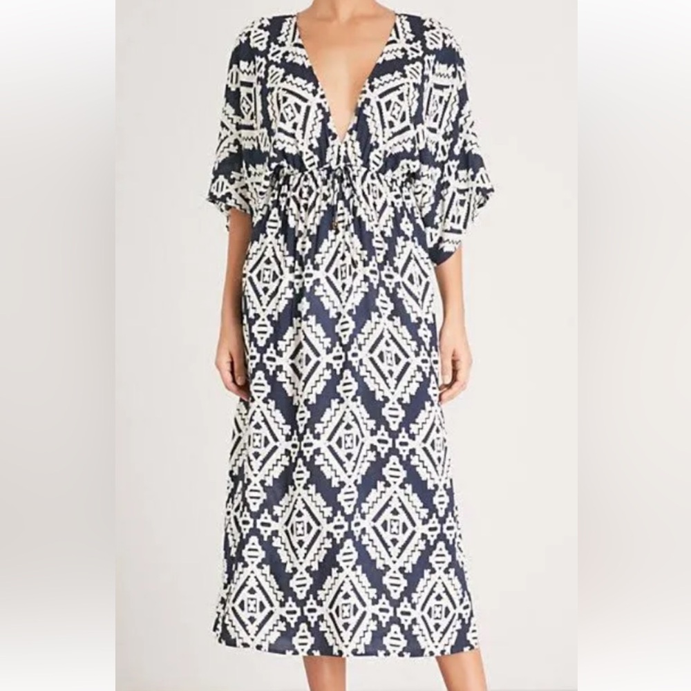 Tory Burch Tapestry Geo Beach Dress Cover Up